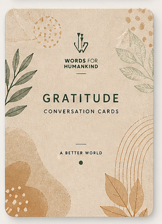 Words for Family — The Gratitude Deck